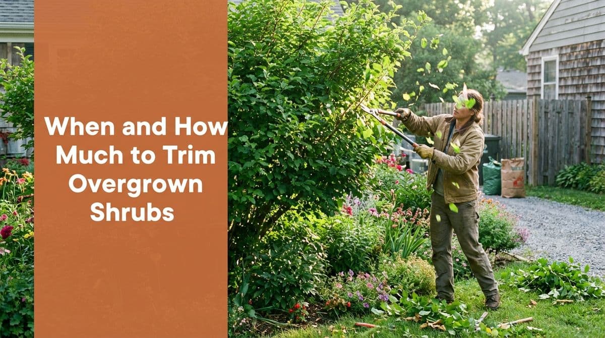 When and How Much to Trim Overgrown Shrubs image
